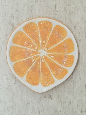 Ceramic Orange Slice Spoon Rest